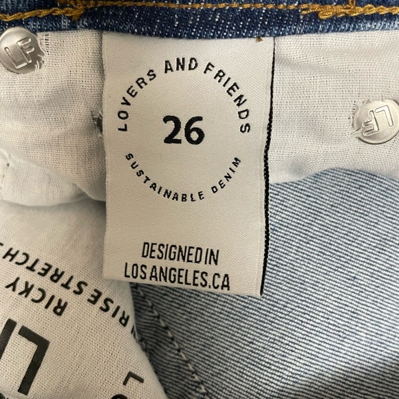 NWT Lovers and friends low rise Ricky skinny jeans in marabella - Picture 10 of 11